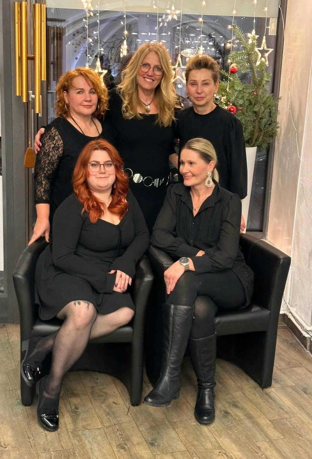 Andrea, Angelika, Regina, Lydia und Tanja